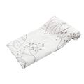 Muslin Cotton Baby Bamboo Cotton Double Gauze Bath Towel, Baby Swaddling Blanket, Super Soft Absorbent Blanket-Gray Leaves_120*120