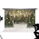 Kate Backdrops Christmas Photography Background 3x2m/10x6.5ft Christmas Snow Scene Backsdrops Christmas Tree Flash Light Large Christmas Backdrop Enchanted Forest Backdrop