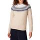 Amazon Essentials Damen Soft-Touch-Pullover mit Rundhalsausschnitt, Blau Taupe Meliert Weiß Norweger, XS