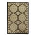 Black/White 45 x 0.25 in Area Rug - Bokara Rug Co, Inc. Hand-Knotted High-Quality Green Area Rug Cotton/Wool | 45 W x 0.25 D in | Wayfair