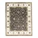 Gray/White 93 x 0.25 in Area Rug - Bokara Rug Co, Inc. Hand-Knotted High-Quality Gray & Ivory Area Rug Silk/Wool | 93 W x 0.25 D in | Wayfair