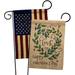 Angeleno Heritage 2-Sided Polyester 19 x 13 in. Garden Flag in Black/Brown/Green | 18.5 H x 13 W in | Wayfair AH-VA-GP-137124-IP-BOAA-D-US18-AH