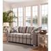 Braxton Culler Bridgeport 85" Flared Arm Sofa Bed w/ Reversible Cushions Polyester in White/Black | 35 H x 85 W x 38 D in | Wayfair