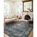 Blue/Gray 42 x 0.38 in Area Rug - Loloi II Margot Oriental Ocean/Brick Area Rug feat. CloudPile Polyester | 42 W x 0.38 D in | Wayfair