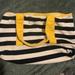 J. Crew Bags | J.Crew Tote | Color: Black/White/Yellow | Size: Os