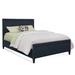 Birch Lane™ Jandre Low Profile Standard Bed Wood/Wicker/Rattan in Blue | 52 H x 66 W x 86 D in | Wayfair AC027801FFF8480B948B5197F359DFDF