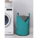East Urban Home Ambesonne Fleur De Lis Laundry Bag Fabric in Blue/Green | 12.99 H x 12.99 W in | Wayfair DBB98226DB9048A282D3D935B450D05C