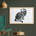 East Urban Home Ambesonne Modern Wall Art w/ Frame, Black Fortune Magician Skull Cat Drawing w/ Part Words Art Image | Wayfair