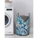 East Urban Home Ambesonne Paisley Laundry Bag Fabric in Blue | 12.99 H x 12.99 W in | Wayfair DCB1D50968C64C87BDEAAFDEBF1F72B8