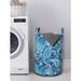 East Urban Home Ambesonne Paisley Laundry Bag Fabric in Blue | 12.99 H x 12.99 W in | Wayfair 4A508BEF4061415EA8853B6C15E444CD