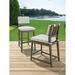 Tommy Bahama Outdoor La Jolla Bar Stool Wood in Brown/White | 45.5 H x 20 W x 26 D in | Wayfair 3950-16-40