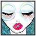 Oliver Gal Fashion & Glam Ready for the Water Neon Lips - Graphic Art on Canvas in Blue/Pink | 1.5 D in | Wayfair 27339_40x40_CANV_BFL