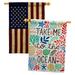 Breeze Decor 2-Sided Polyester 40 x 28 in. House Flag in Blue/Red/White | 40 H x 28 W in | Wayfair BD-NA-HP-107066-IP-BOAA-D-US18-WA