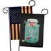 Breeze Decor Filled w/ Love 2-Sided Polyester 18 x 13 in. Garden Flag in Black/Green | 18.5 H x 13 W in | Wayfair BD-VA-GP-101051-IP-BOAA-D-US16-SB