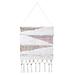 Evette Rios Chindi Cloudy Day Cotton Wall Hanging w/ Rod Plastic in White | 34 H x 19.5 W in | Wayfair 2A0422A0849348