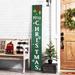 The Holiday Aisle® Merry Xmas Porch Sign Wood in Brown | 72 H x 1.75 W x 1.25 D in | Wayfair BBA32065C7DC4F60A9888D14743B4632