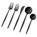 Latitude Run® Disposable Noble Collection Flatware Set Plastic in Black | Wayfair D0220449D514464FB6D7D04A38DA738F