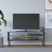 George Oliver Chayzen TV Stand for TVs up to 50" Wood in Gray/Brown | 18.3 H x 47.3 W x 9.8 D in | Wayfair E5E0C5CEE34B4A159E95411A5A12822D