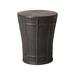 Red Barrel Studio® Stool/Table, White 15x18"H Ceramic in Gray/Black | 18 H x 15 W x 15 D in | Wayfair AC566D54DD4949CE841ACB8B1A25D22D