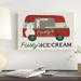 The Holiday Aisle® Food Truck Holidays IV by June Erica Vess - Wrapped Canvas Print Canvas in Red | 12 H x 18 W x 1.25 D in | Wayfair
