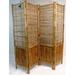 MGP 4 Panel Bamboo Screen, 72'W X 72"H Wood/Bamboo/Rattan in Brown | 72 H x 2 D in | Wayfair BSC-78