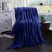 Willa Arlo™ Interiors Wenger Blanket Polyester in Blue | 79 W in | Wayfair 3EBE76F5304E424898563EC452BADA46