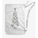 The Holiday Aisle® Sand Tree Christmas Laundry Bag Fabric in Gray/White | 29 H x 18 W in | Wayfair 81B99D16892648A4A229798AF13AE694