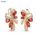 Hanreshe-Boucles d'oreilles à tige en cristal pour femme boucles d'oreilles mignonnes bijoux