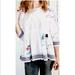 Anthropologie Tops | Anthro Holding Horses World Traveler Peplum Top | Color: White | Size: S