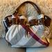 Burberry Bags | Burberry | Classic Leather & Canvas Bag | Color: Brown/White | Size: Os