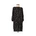 Gap Casual Dress - Shift: Black Floral Dresses - Women's Size X-Small