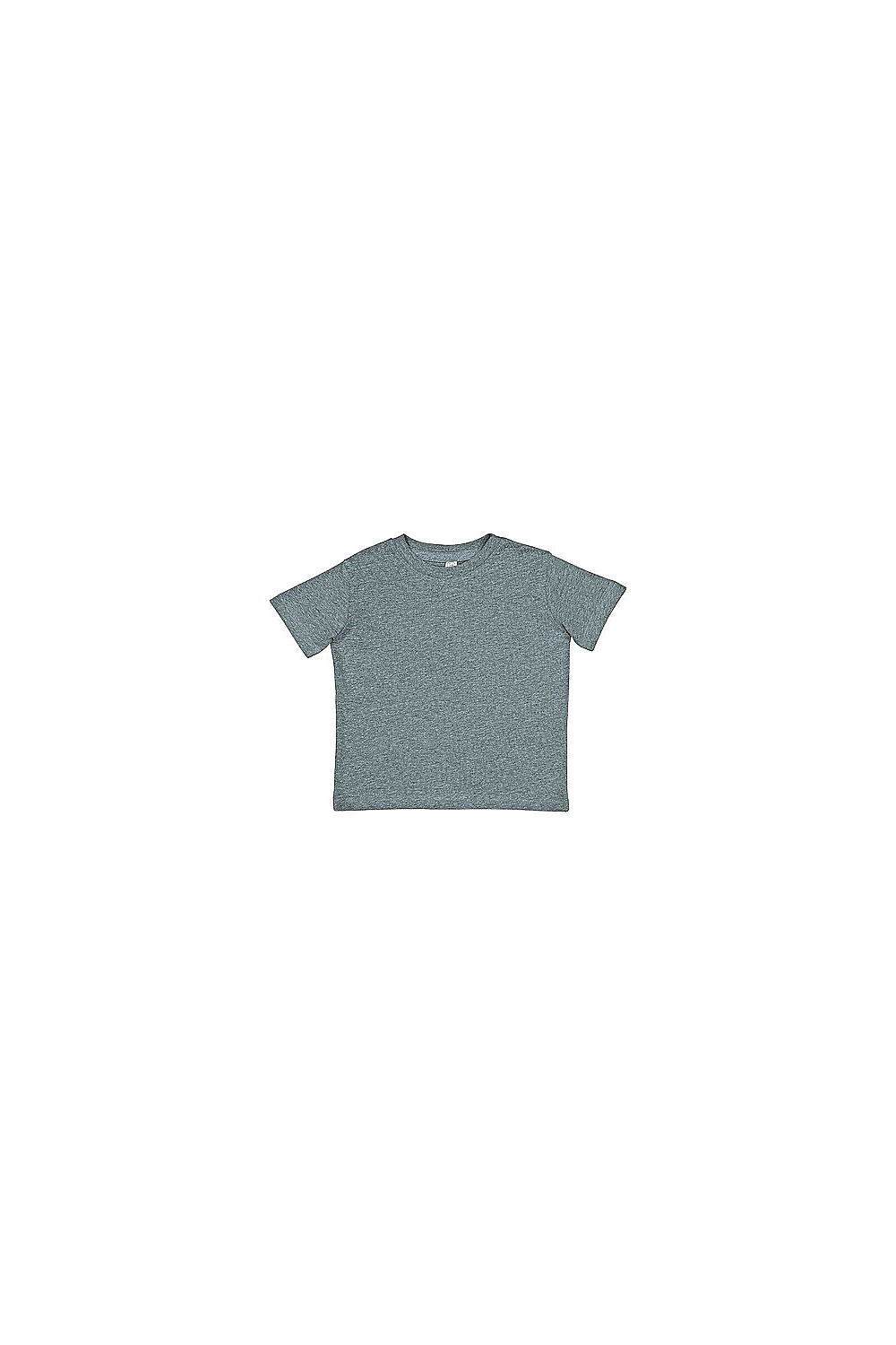 Rabbit Skins 3321 Toddler Fine Jersey T Shirt in Ice Blackout size 5/6 | Cotton LA3321, RS3321 - Rabbit Skins