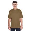 Team 365 TT11 Men's Zone Performance T-Shirt in Coyote Brown size Small | Polyester