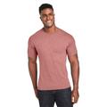 Hanes 42TB Adult Perfect-T Triblend T-Shirt in Mauve Heather size Small
