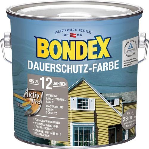 Bondex – Dauerschutz-Holzfarbe Schiefer 2,50 l – 380852