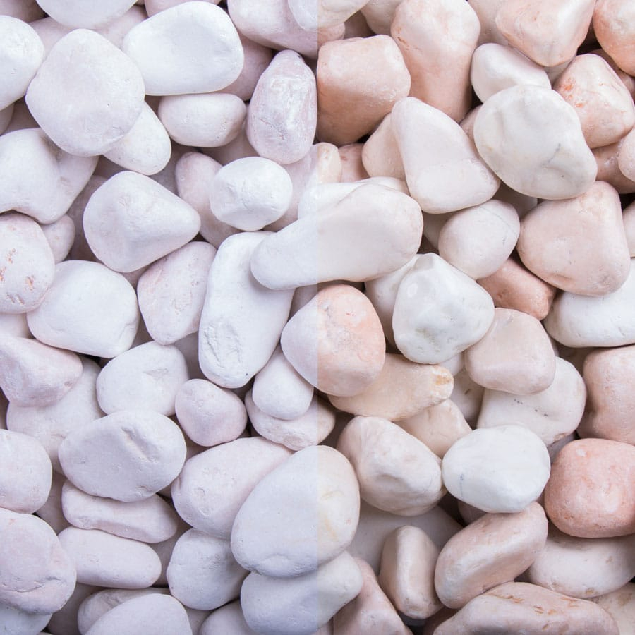 Ziersplitt Rosa Corallo getrommelt, 20 kg (Sack), 20-50 mm Image