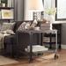 Nelson Rectangle Industrial Modern Rustic End Table by iNSPIRE Q Classic
