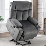 Microfiber Power Lift Recliner Chair with Free Sofa Covers