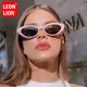 LeonLion – lunettes De soleil ovales rose œil De chat rétro pour femmes et hommes marque De luxe