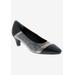 Women's Kiwi Pump by Ros Hommerson in Black Pewter Lizard (Size 7 M)