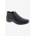 Women's Superb Comfort Bootie by Ros Hommerson in Black Leather (Size 10 M)