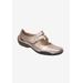 Wide Width Women's Chelsea Mary Jane Flat by Ros Hommerson in Pewter (Size 8 W)