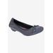 Women's Tasha Flat by Ros Hommerson in Navy Sheep (Size 9 1/2 M)