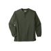 Men's Big & Tall Liberty Blues™ Easy-Care Ribbed Knit Henley by Liberty Blues in Deep Olive (Size L) Henley Shirt