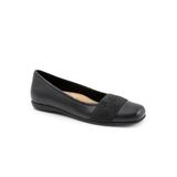 Women's Samantha Ballet Flat by Trotters in Black Gem (Size 9 M)