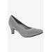 Women's Kitty Pump by Ros Hommerson in Light Grey Lurex (Size 8 M)