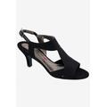 Wide Width Women's Lucky Slingback by Ros Hommerson in Black Micro (Size 10 W)