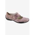 Women's Chelsea Mary Jane Flat by Ros Hommerson in Watercolor Iridescent Leather (Size 10 1/2 M)