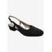 Women's Tempt Slingback by Ros Hommerson in Black Micro (Size 8 M)