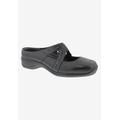 Wide Width Women's Shoenanigan Mule by Ros Hommerson in Black Leather (Size 9 W)